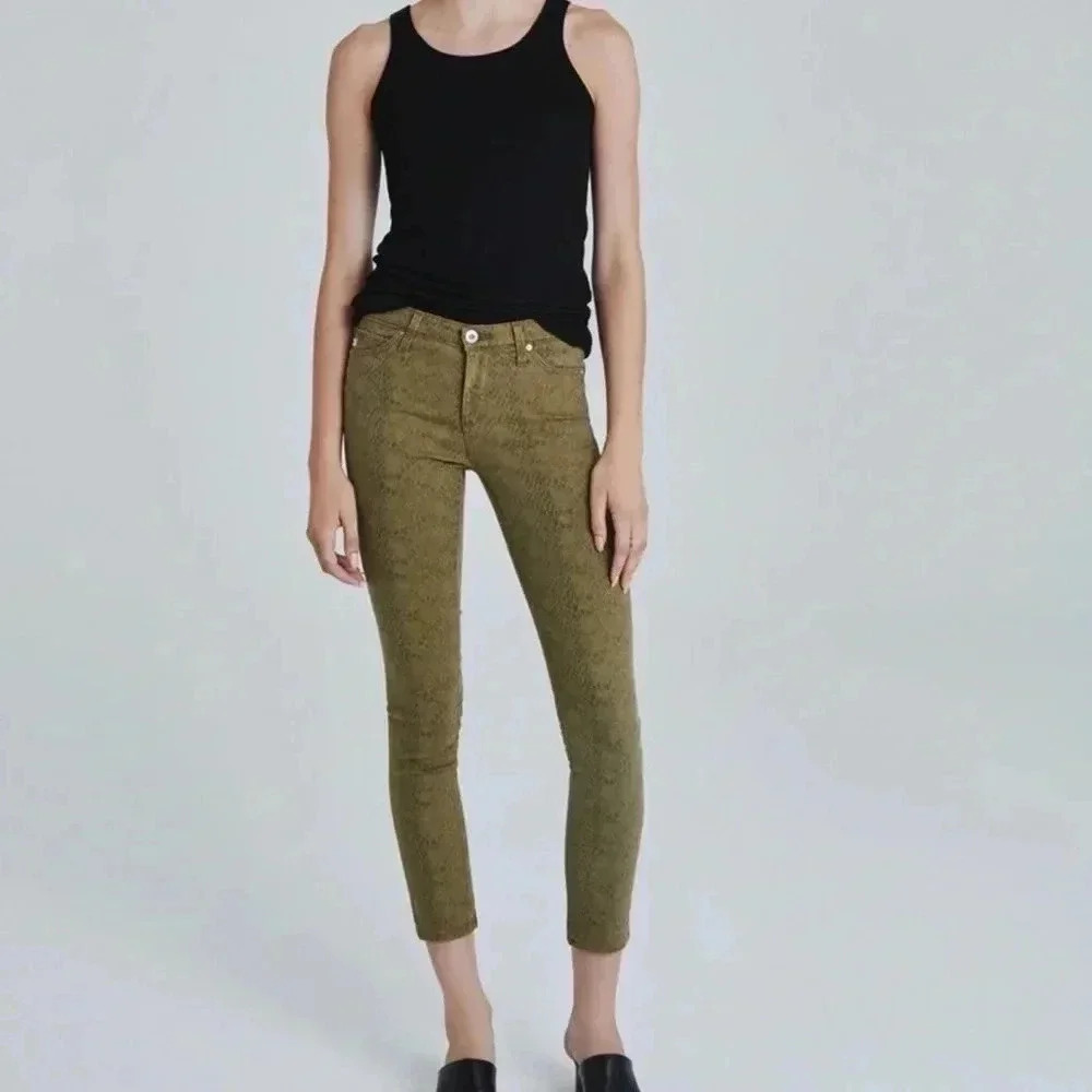 Adriano Goldschmied Prima Ankle Jeans Python 30